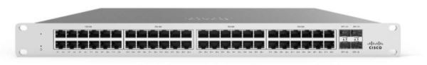 Meraki MS125-48LP 10G L2 Cld-Mngd 48x GigE 370W PoE Switch