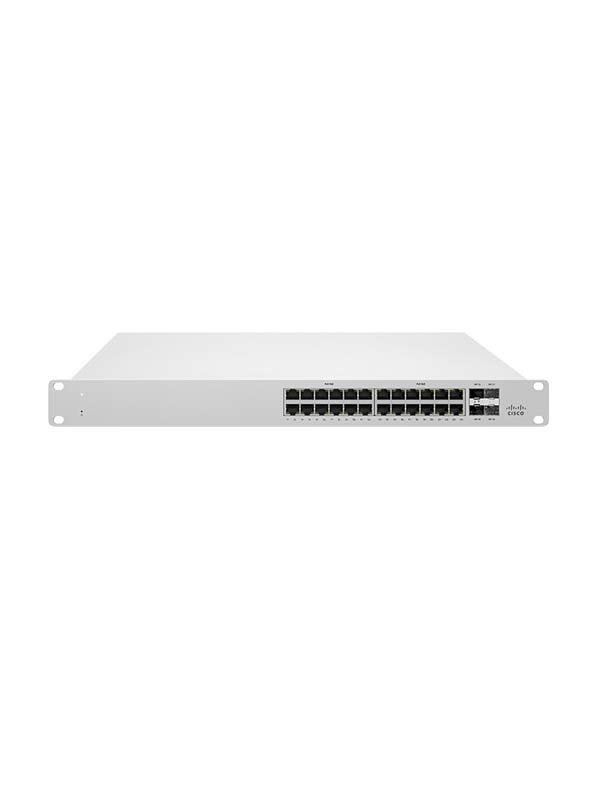 Meraki MS210-24P 1G L2 Cld-Mngd 24x GigE 370W PoE Switch